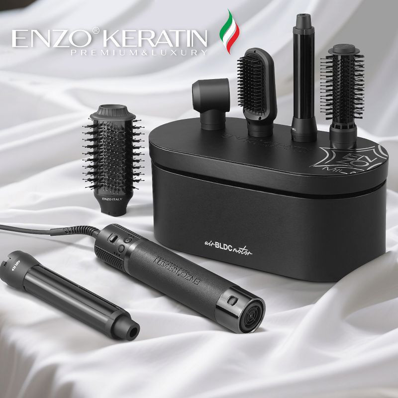 سشوار برسدار حرفه ای 1400 وات انزو پروفیشینال مدل KERATIN B1