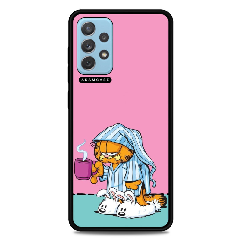 کاور آکام مدل AMC-WSGA72-GARFIELD14 مناسب برای گوشی موبایل سامسونگ Galaxy A72