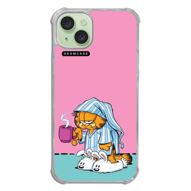 کاور آکام مدل AMC-WTA15PLUS-GARFIELD14 مناسب برای گوشی موبایل اپل iPhone 15 Plus
