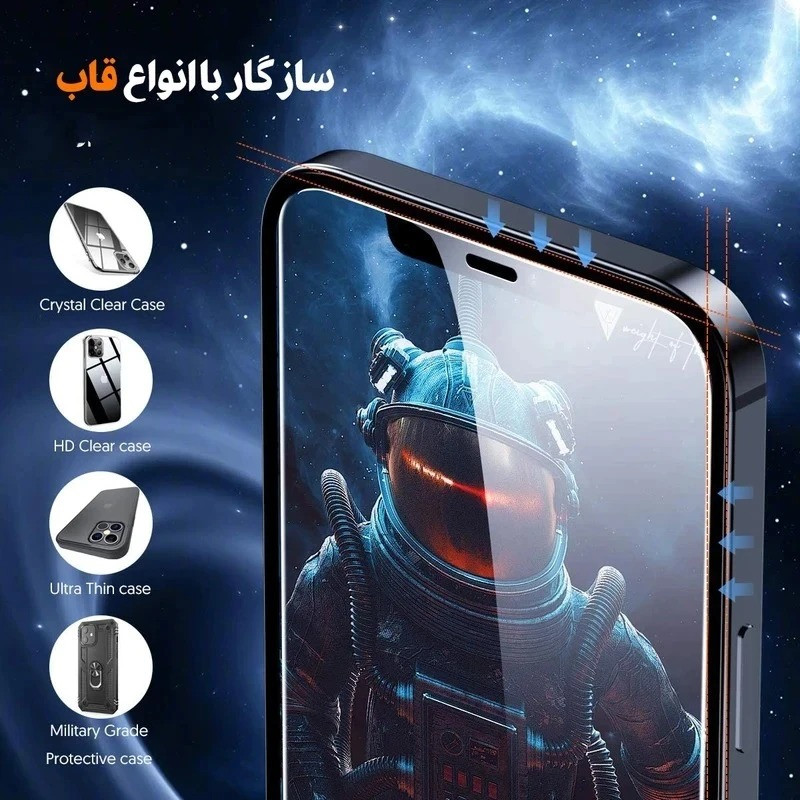 محافظ صفحه نمایش ال کا جی مدل Anti-Static مناسب برای گوشی موبایل شیائومی Poco C71 4G