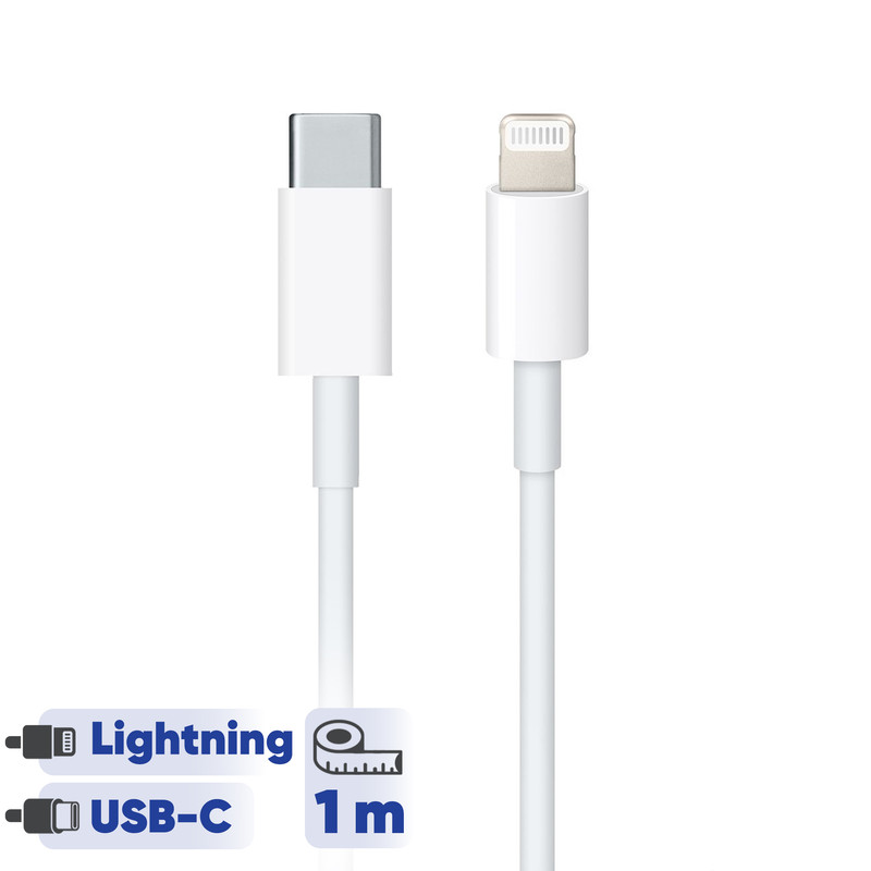 کابل تبدیل USB-C به لایتنینگ اپل طول 1 متر