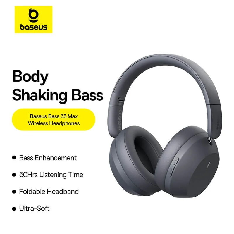 هدست بی سیم بیسوس مدل Bass 35 Max