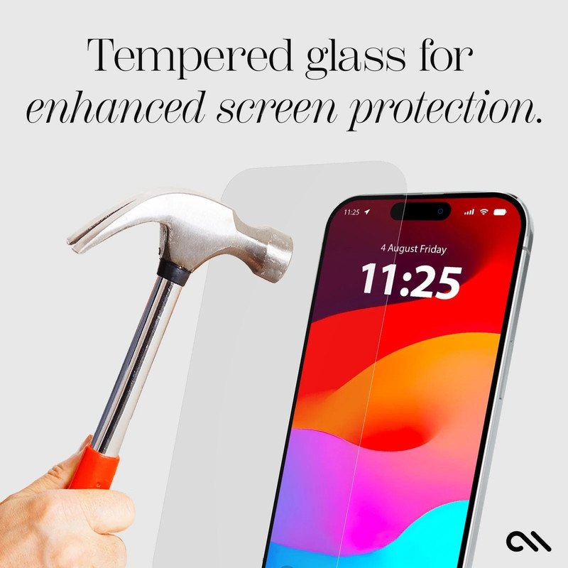 محافظ صفحه نمایش شیشه ای بادیگارد مدل Clear مناسب برای گوشی موبایل اپل iPhone 17