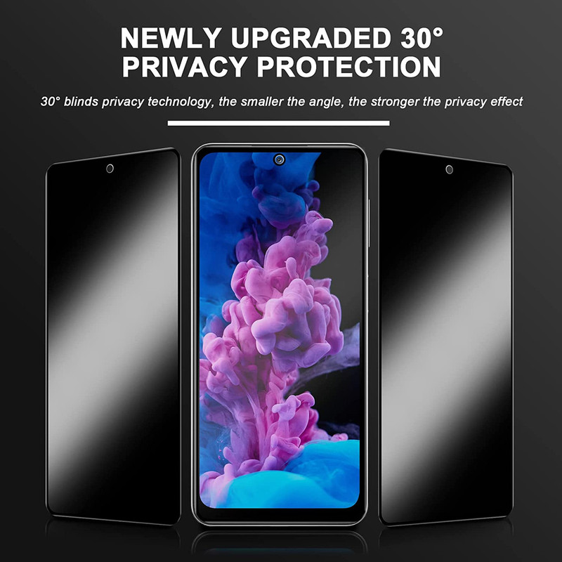 محافظ صفحه نمایش حریم شخصی بادیگارد مدل PS مناسب برای گوشی موبایل سامسونگ Galaxy A54