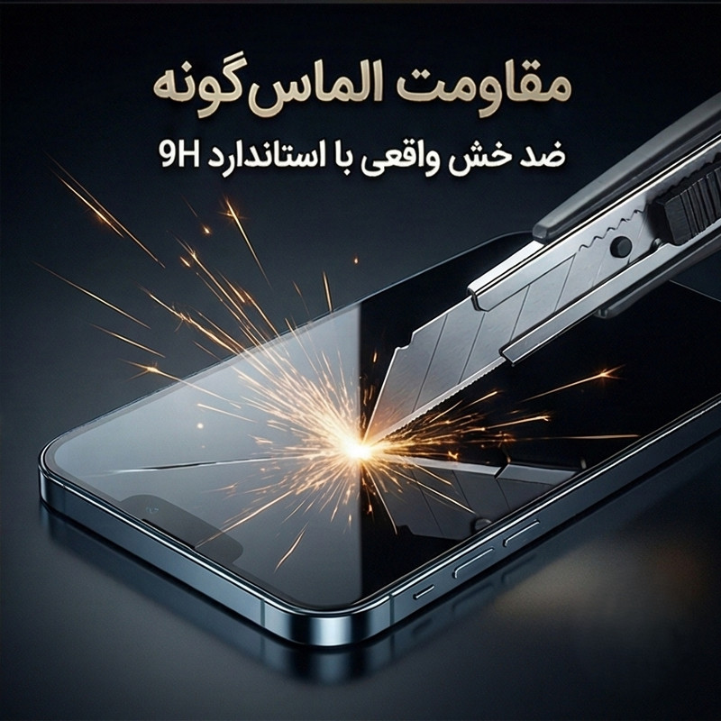 محافظ صفحه نمایش ال کا جی مدل EDGLSS-LK مناسب برای گوشی موبایل اپل iPhone 16 Pro Max