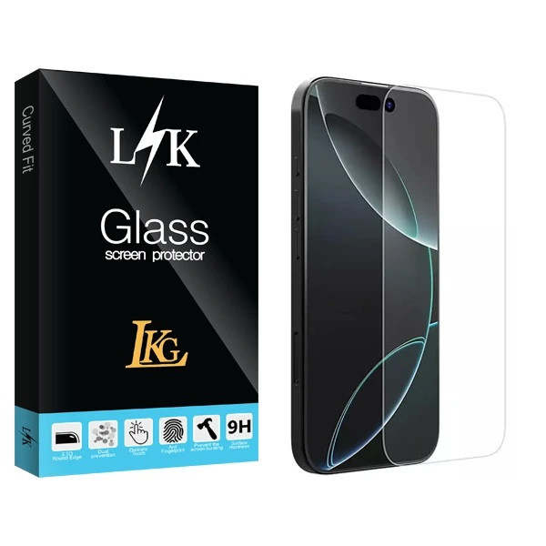 محافظ صفحه نمایش ال کا جی مدل بی حاشیه مناسب برای گوشی موبایل اپل iPhone 16