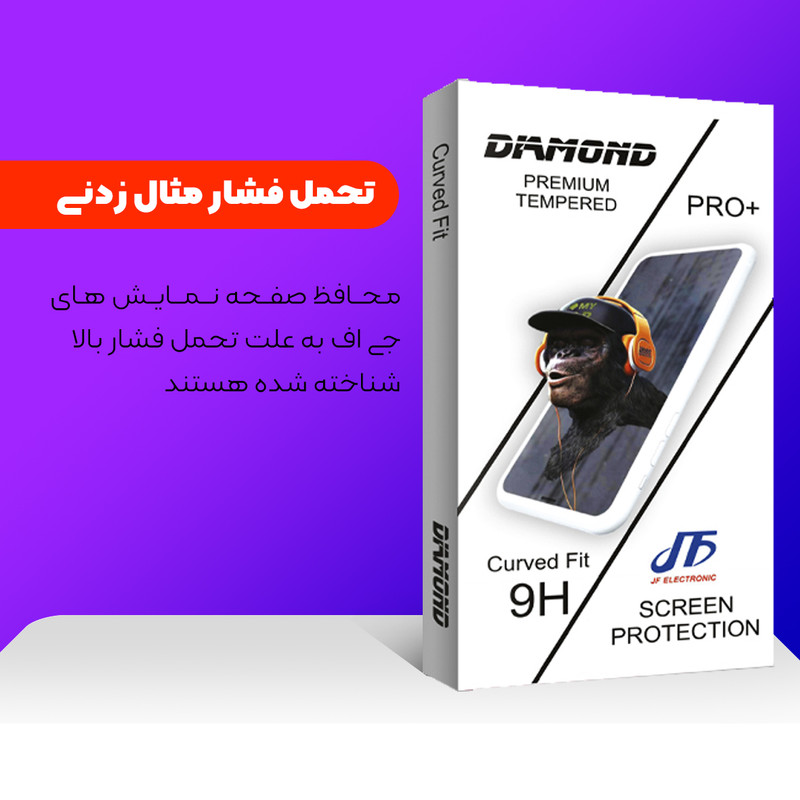 محافظ صفحه نمایش سرامیکی جی اف مدل Diamond مناسب برای گوشی موبایل شیائومی Redmi Note 12 4G