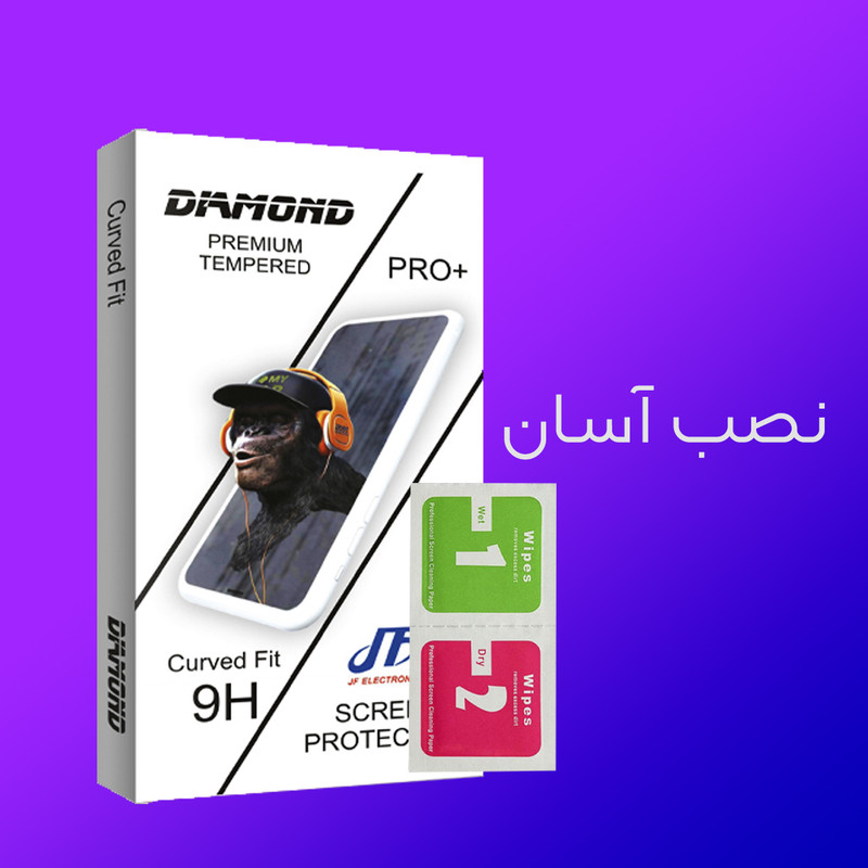 محافظ صفحه نمایش سرامیکی جی اف مدل Diamond مناسب برای گوشی موبایل شیائومی Redmi Note 12 4G