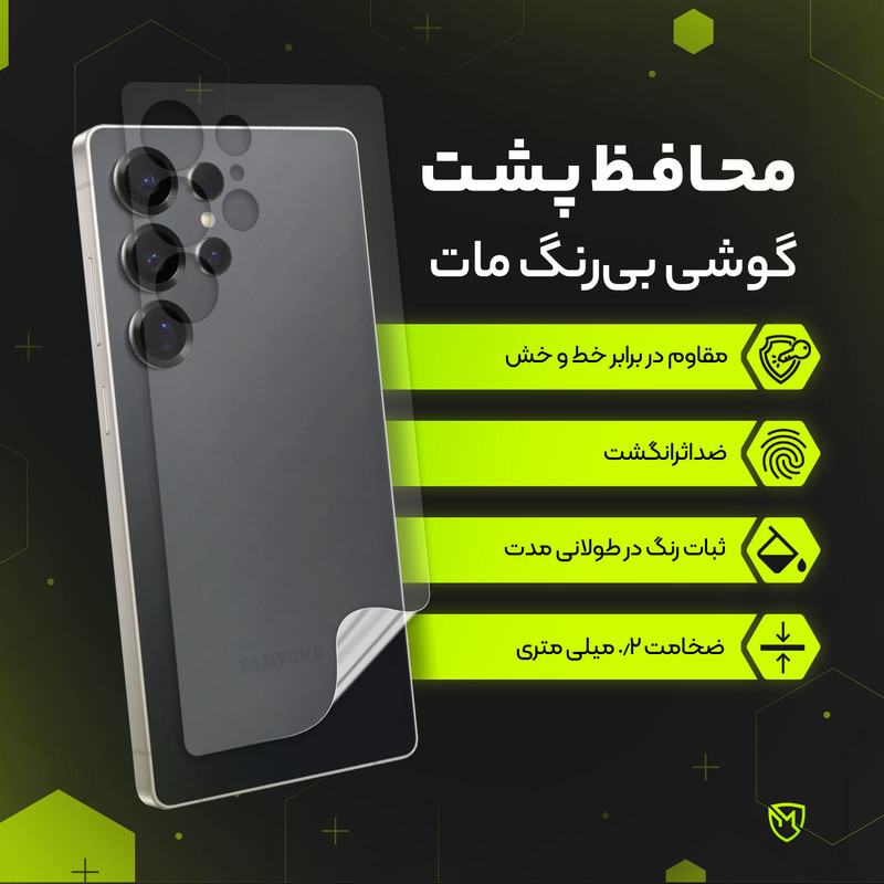 محافظ پشت گوشی مات نانو هیدروژل مولتی نانو مدل X-F1B مناسب برای گوشی موبایل شیائومی Poco X7 Pro