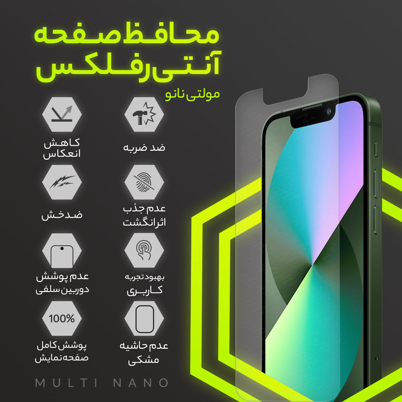 محافظ صفحه نمایش آنتی رفلکس مولتی نانو مدل X-S1M مناسب برای گوشی موبایل سامسونگ Galaxy S25 FE