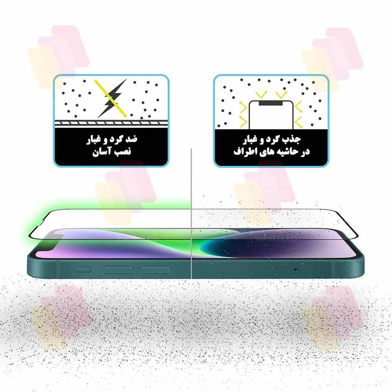 محافظ صفحه نمایش آنتی استاتیک شهر گلس مدل ANTIDUSTSHNW مناسب برای گوشی موبایل سامسونگ Galaxy S24 FE