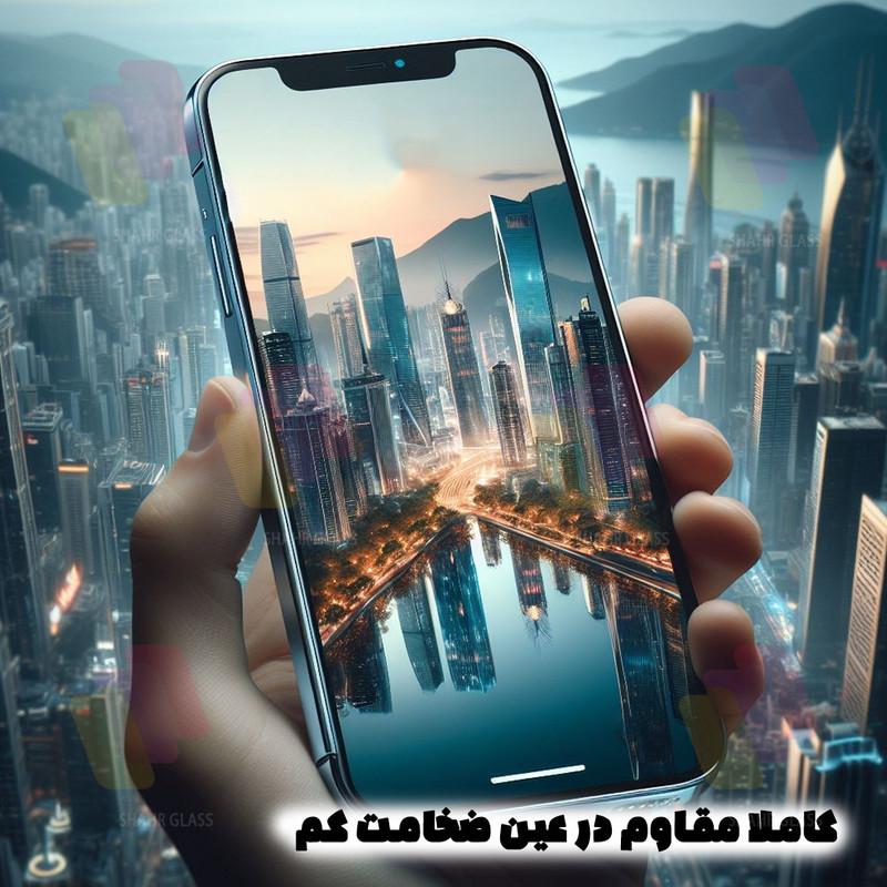 محافظ صفحه نمایش شهر گلس مدل CRCS مناسب برای گوشی موبایل اپل iPhone 12 Pro / iPhone 12