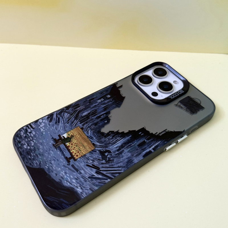 کاور مدل so cool طرح هنر ون گوگ مناسب برای گوشی موبایل اپل iphone 16 pro