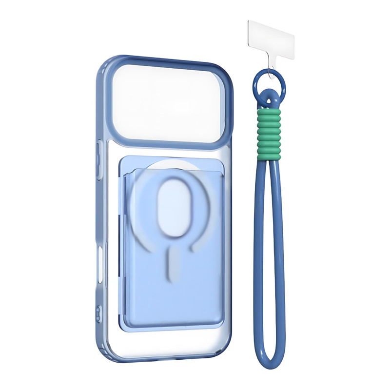 کاور مدل SpinStrap مناسب برای گوشی موبایل اپل iPhone 17 Pro به همراه بند و جاکارتی