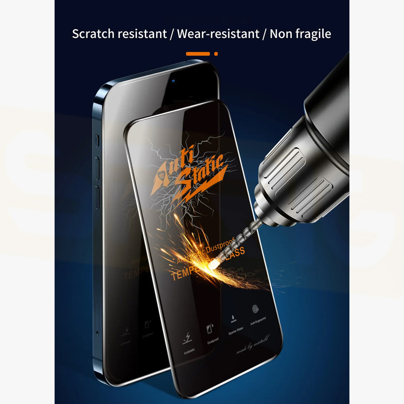 محافظ صفحه نمایش اسپریگ مدل 360-Antistatic-Ring-Protection مناسب برای گوشی موبایل سامسونگ Galaxy A56 به همراه محافظ پشت و محافظ لنز