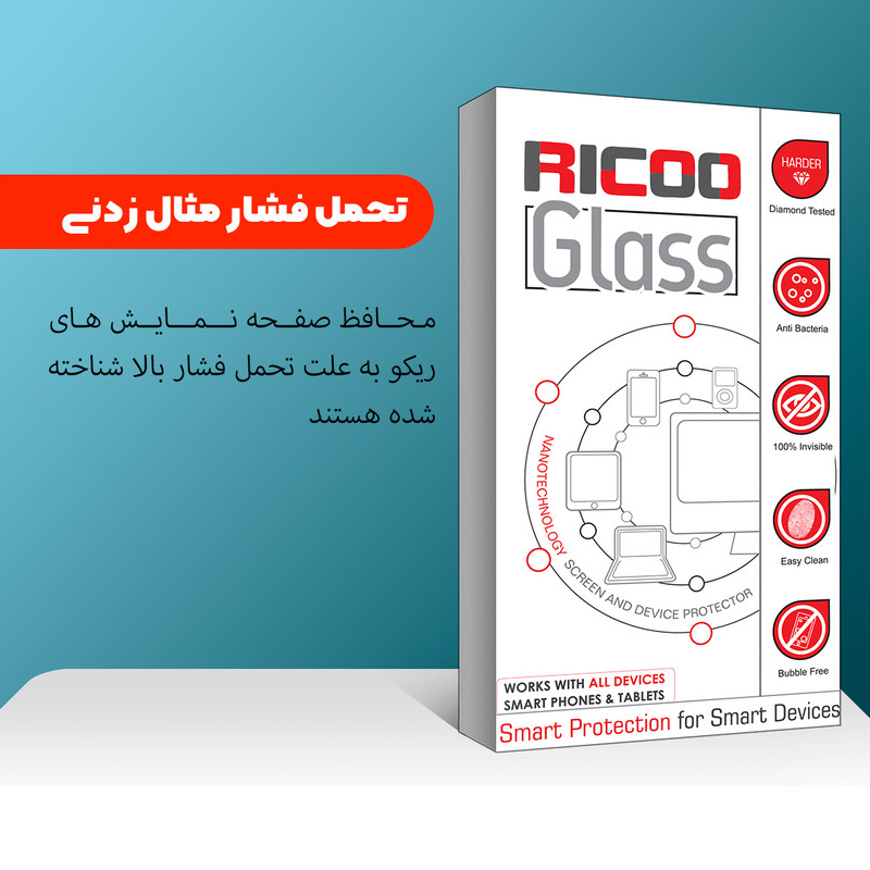 محافظ صفحه نمایش ریکو مدل Sup-D مناسب برای گوشی موبایل شیائومی Redmi Note 9s / Note 9 Pro / Note 9 ProMax