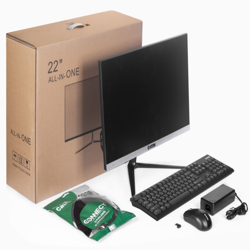 کامپیوتر همه کاره 22 اینچ اتم مدل Core i5-8GB RAM DDR4-256 SSD M2-IPS