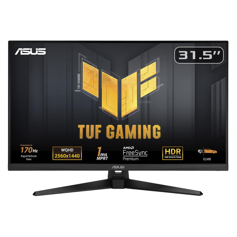مانیتور گیمینگ 31.5 اینچ ایسوس مدل TUF GAMING VG32AQA1A