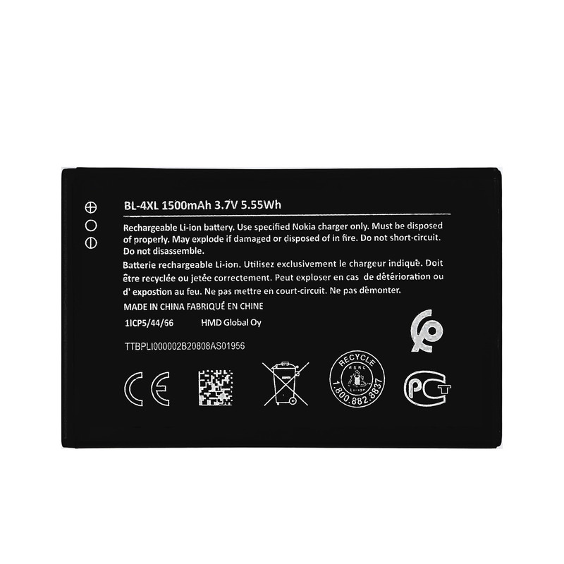 باتری موبایل مدل BL-4XL ظرفیت 1500 میلی آمپر ساعت مناسب برای گوشی موبایل نوکیا 6300 / 8000 4G