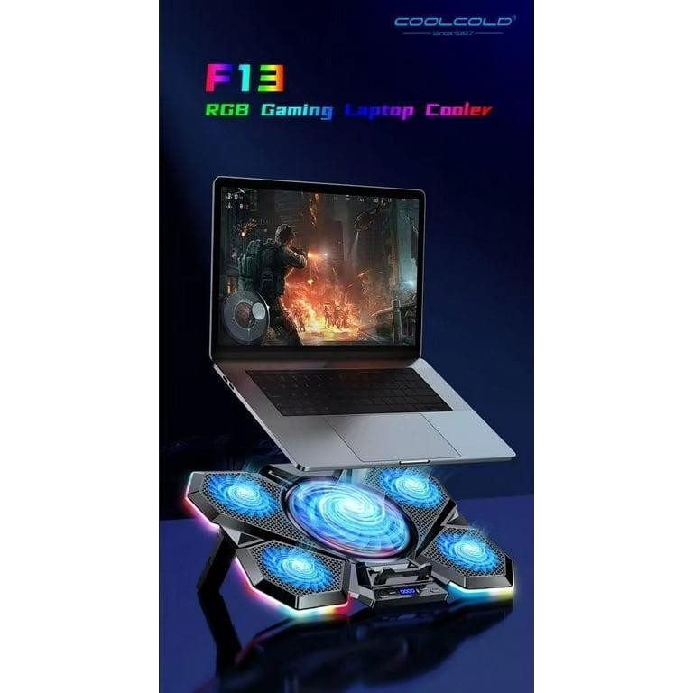 پایه خنک کننده لپ تاپ کول کلد مدل F13 RGB