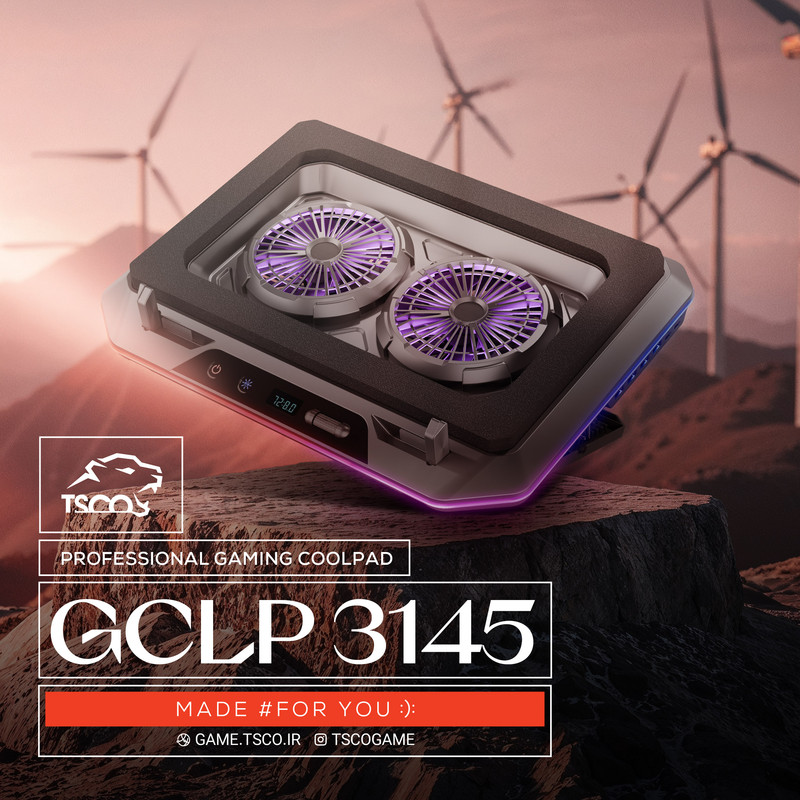 پایه خنک کننده لپ تاپ تسکو مدل GCLP 3145