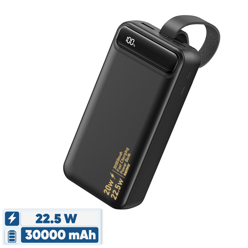 پاوربانک 22.5 وات ریمکس مدل RPP-660 ظرفیت 30000 میلی آمپر ساعت