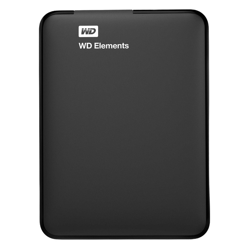 هارد اکسترنال وسترن دیجیتال مدل Elements ظرفیت یک ترابایت دارای رابط USB Type-A 3.0