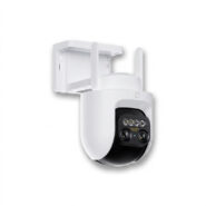 دوربین مداربسته تحت شبکه فضای باز شیائومی مدل Outdoor CW700S با رزولوشن 2560x1440، زوم هیبریدی 9 برابری، قابلیت چرخش Pan و Tilt، دید در شب، تشخیص انسان، مکالمه دوطرفه و مقاوم در برابر آب