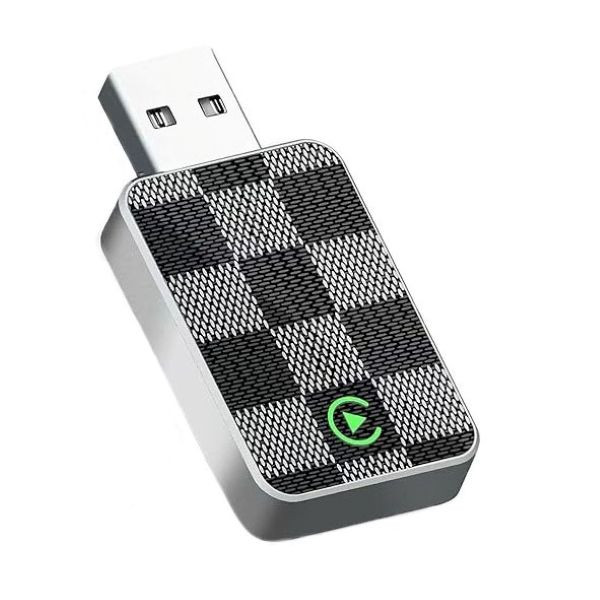 کارپلی و اندروید اتو مدل Wireless CarPlay/Android Auto به همراه مبدل USB به USB-C و کابل افزایش طول USB