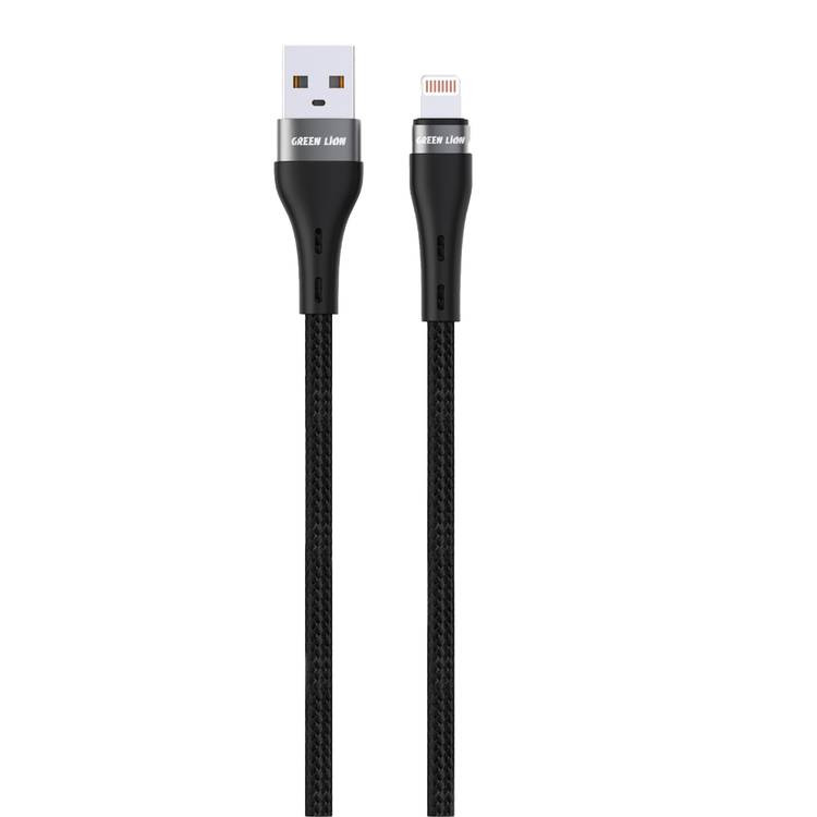 کابل تبدیل Usb-A به لایتنینگ گرین لاین مدل Braided طول ۱ متر