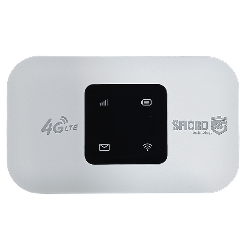 مودم جیبی 4G LTE اسفیورد مدل M720 با باتری 3000 میلیآمپر ساعت، پشتیبانی از 4.5G، اتصال همزمان تا 10 کاربر، سرعت دانلود 150 مگابیت بر ثانیه، وایفای 802.11b/g/n و قابلیت اتصال USB