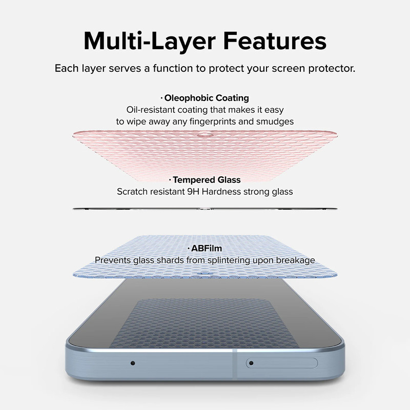 محافظ صفحه نمایش شیشه ای بادیگارد مدل Clear مناسب برای گوشی موبایل سامسونگ GALAXY S25 FE