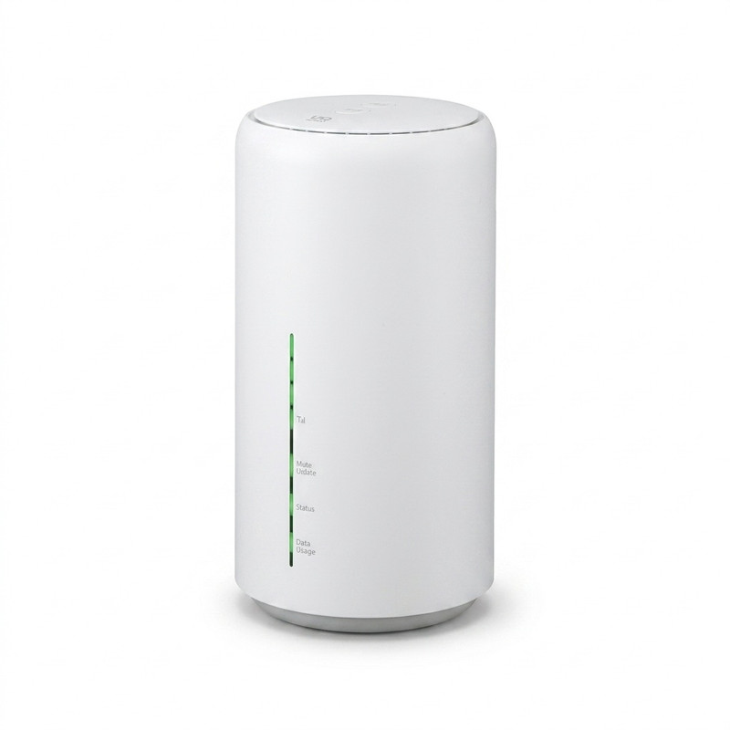 مودم 4G LTE و TD-LTE یوکیو مدل L02 با پشتیبانی از وایفای 802.11a/b/g/n/ac دو بانده، دو پورت لن گیگابایتی، اتصال سیمکارت، قابلیت پشتیبانی تا 20 کاربر و نشانگر LED